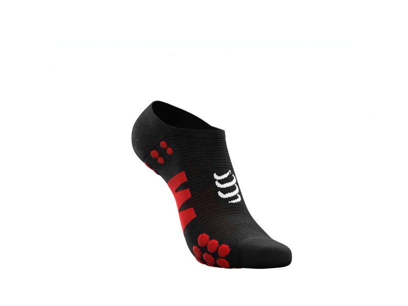 NO SHOW SOCKS - BLACKRED